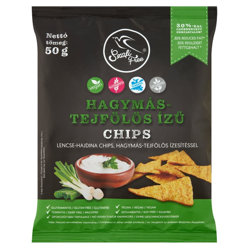 Szafi Free onion and sour cream chips (gluten free) 50g