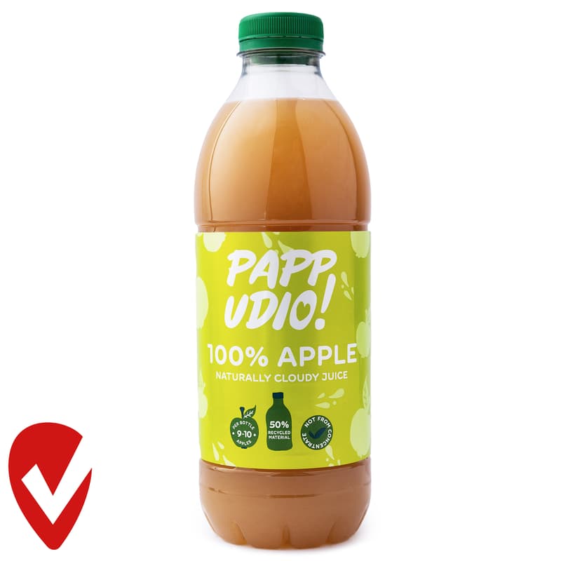 Pappudia Friss szűretlen almalé 100%-os