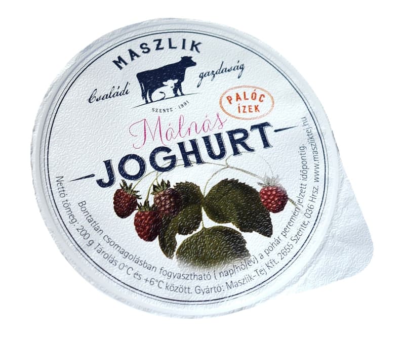 Maszlik Élőflórás málnás joghurt