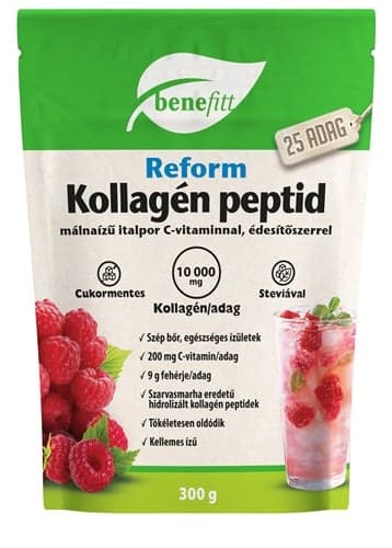 BENEFITT Reform collagen drink powder, raspberry flavoured 