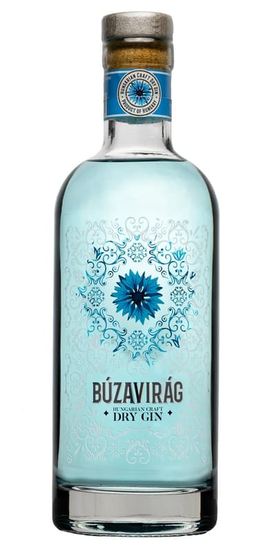 Búzavirág Hungarian handcrafted gin (cornflower gin)