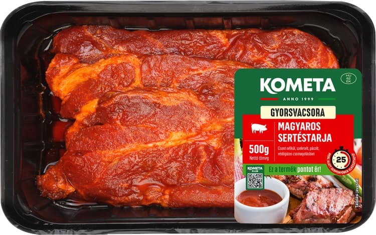 Marinated Pork Neck with Paprika, boneless, sliced