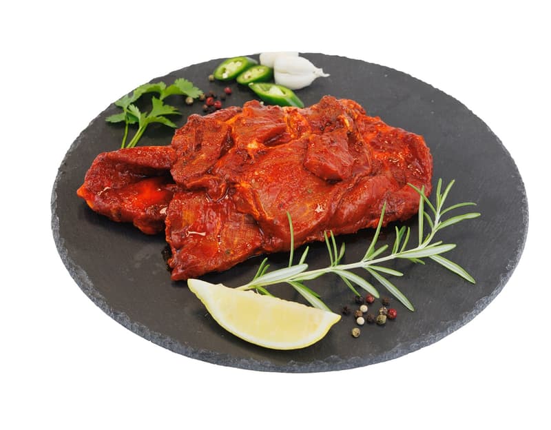 Marinated Pork Neck with Paprika, boneless, sliced