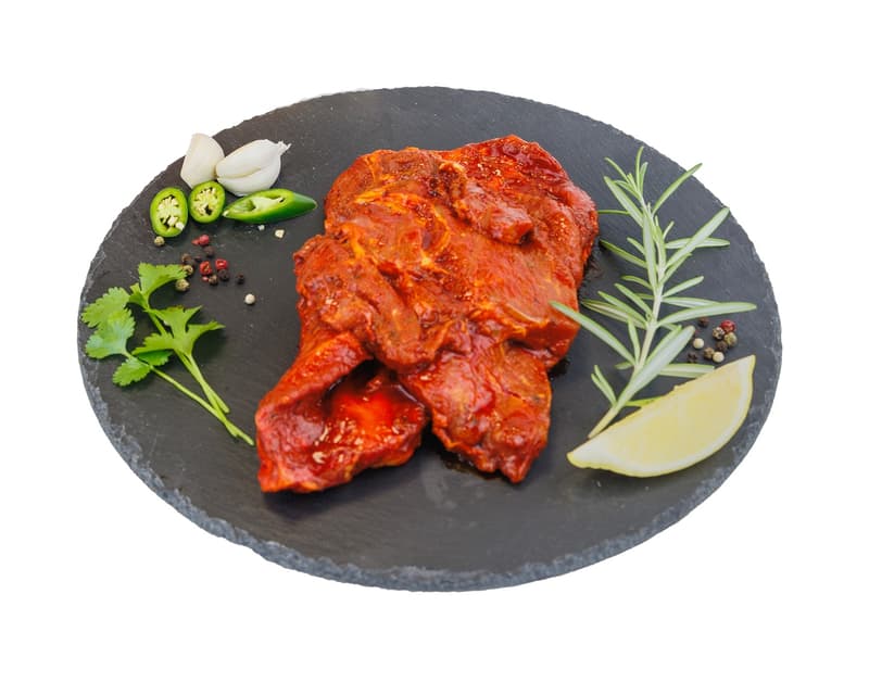 Marinated Pork Neck with Paprika, boneless, sliced