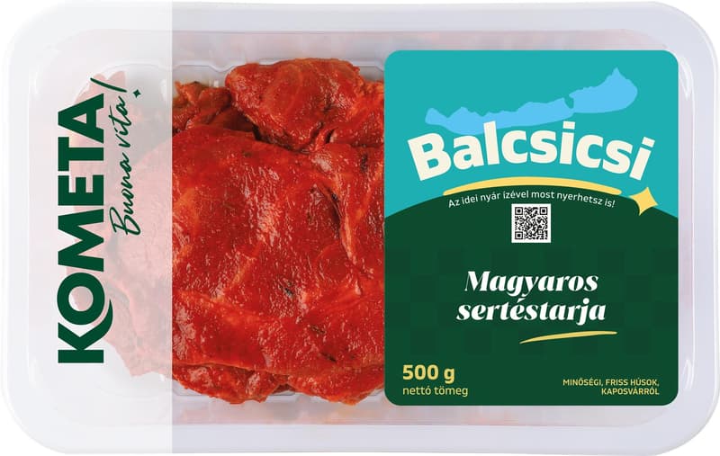 Marinated Pork Neck with Paprika, boneless, sliced