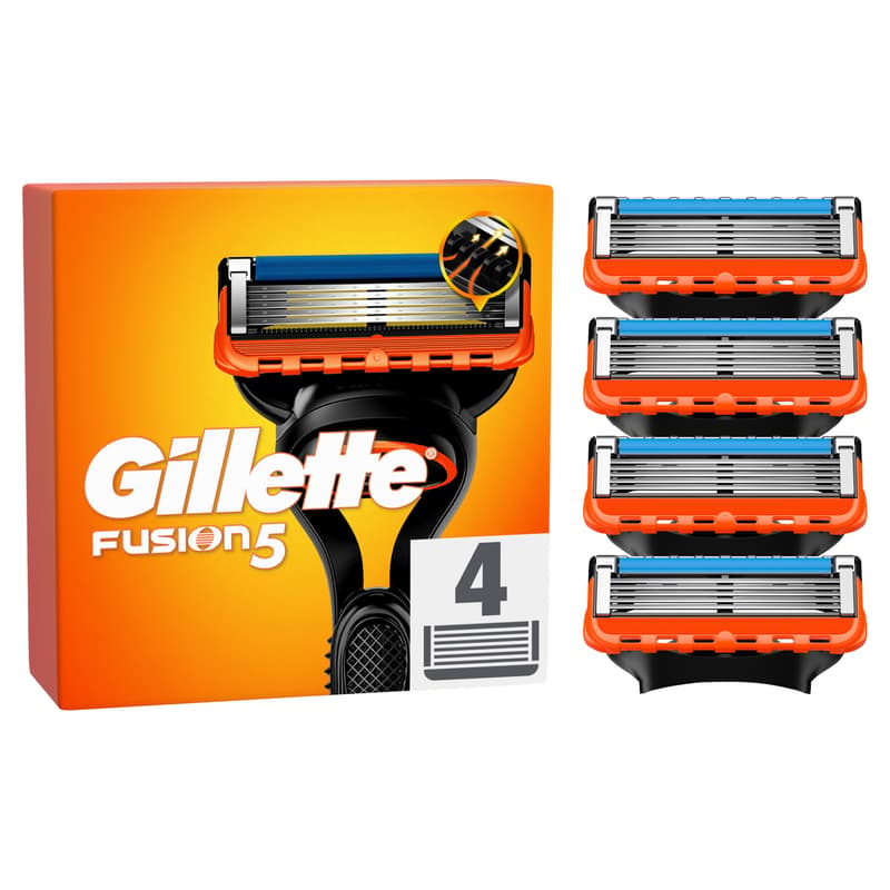 Gillette Fusion5 Men’s Razor Blade Refills, 4 Count