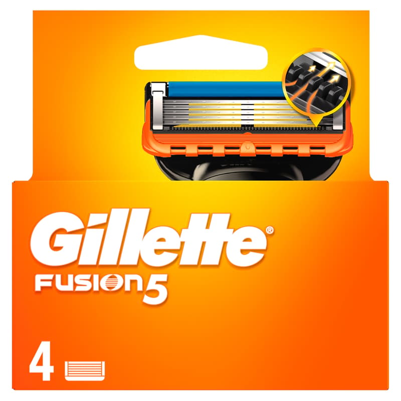 Gillette Fusion5 Men’s Razor Blade Refills, 4 Count