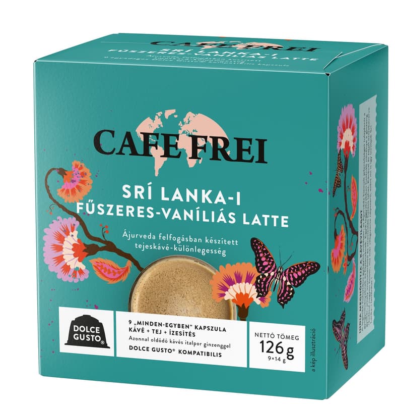 Café Frei Srí Lankai-i Fűszeres-vaníliás Latte Dolce Gusto kompatibilis kávékapszula