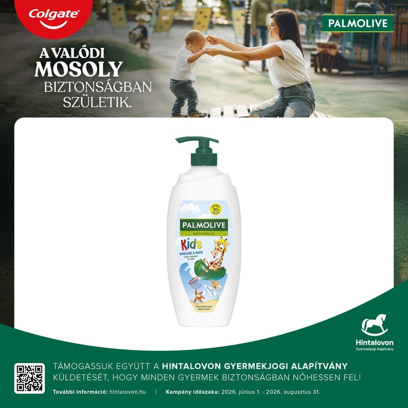 Palmolive Kids gyerek tusfürdő pumpás