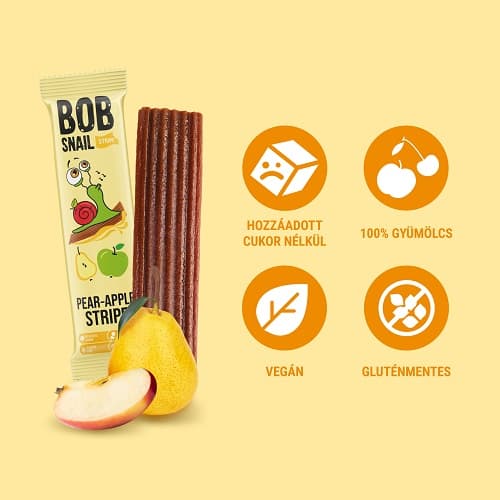 Bob-Snail Natural pear-apple stripe 14g