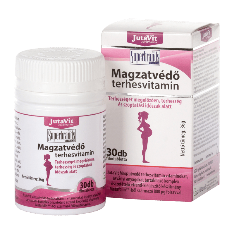JutaVit Magzatvédő Terhesvitamin filmtabletta 30 db