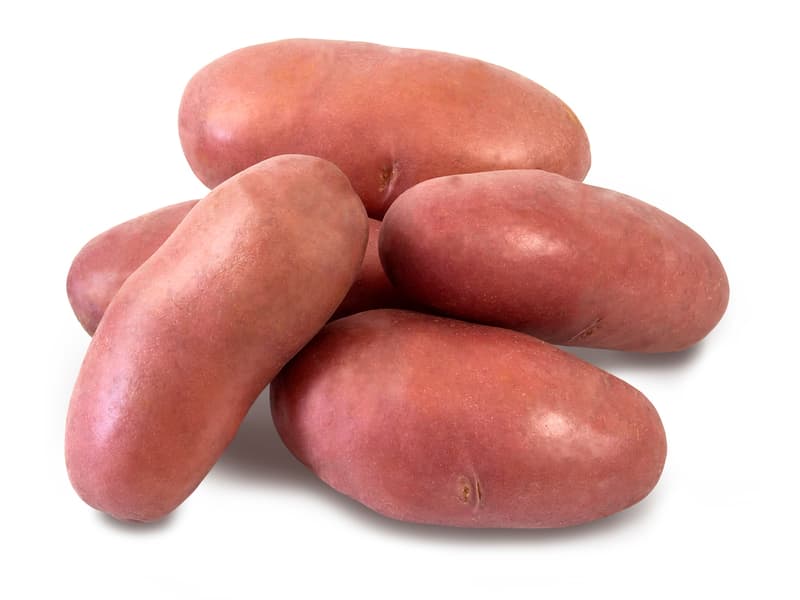 Jac's new crop red skin Franceline potatoes, packed
