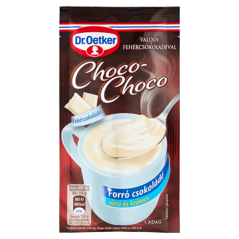 Dr. Oetker Choco-Choco Forró Csokoládé Fehércsokoládés
