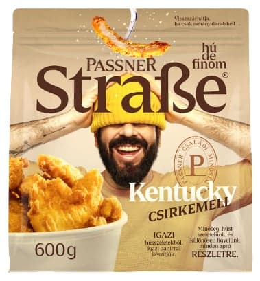 PASSNER Quick-frozen, pre-fried, breaded and marinated product made using chicken breast fillets with added water, turkey thighs ham and  trappist cheese