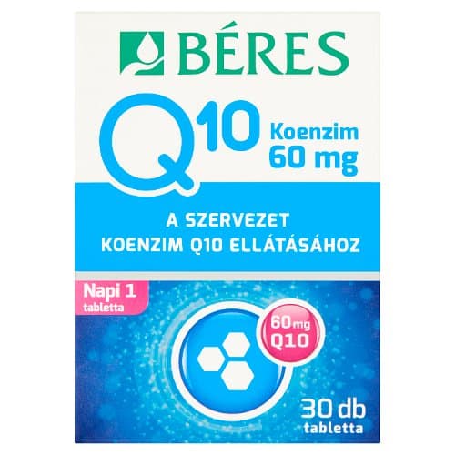 Berry Coenzyme Q10 60mg food supplement tablets 30x