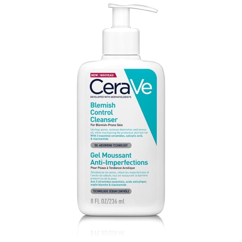 CeraVe Blemish Control Cleanser pattanások elleni tisztító gél 236ml