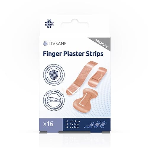 Livsane Premium Band-Aid for finger 16x