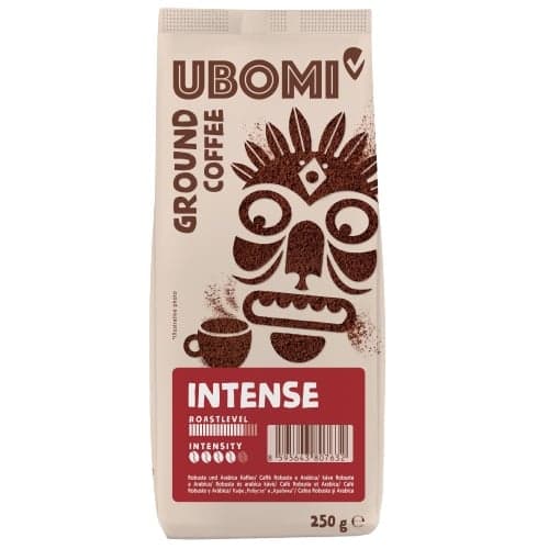 UBOMI Intense őrölt kávé, lassú pörkölés