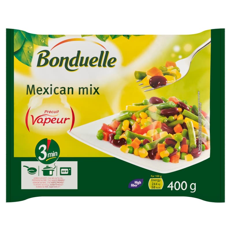 Bonduelle Vapeur quick-frozen Mexican vegetable mix