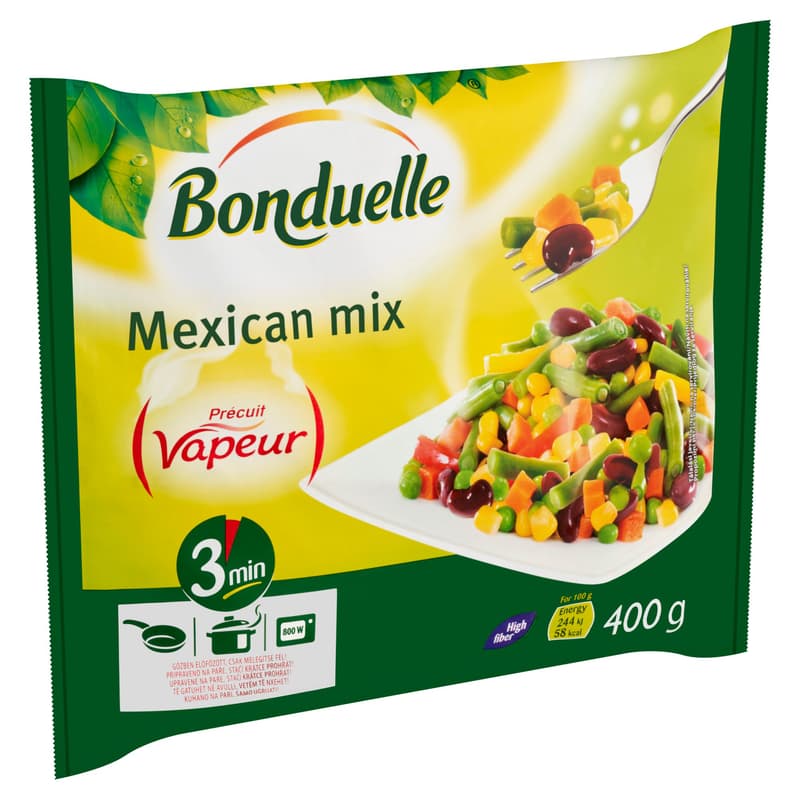 Bonduelle Vapeur quick-frozen Mexican vegetable mix
