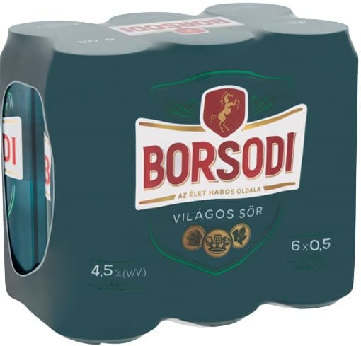 Borsodi Sör 6 doboz
