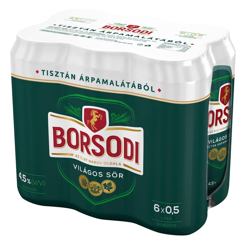 Borsodi Sör 6 doboz