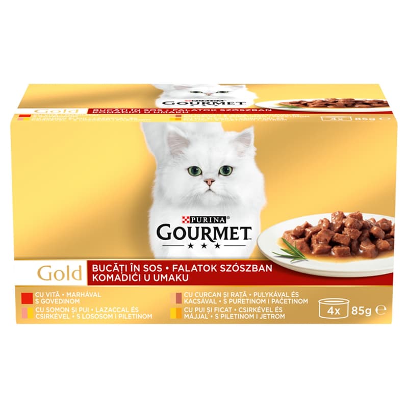 GOURMET Gold Chunks in Gravy multipack 4x85g