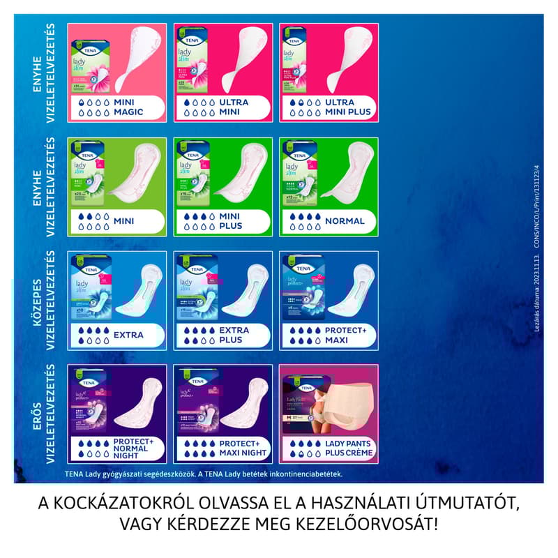 Tena Lady Maxi Night éjszakai inkontinencia betét