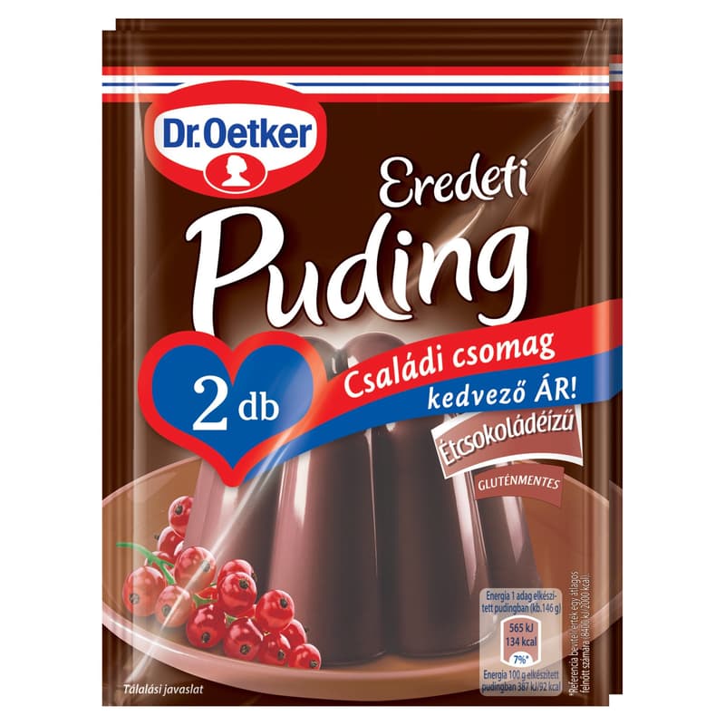 Dr. Oetker Eredeti Puding étcsokoládéízű családi csomag