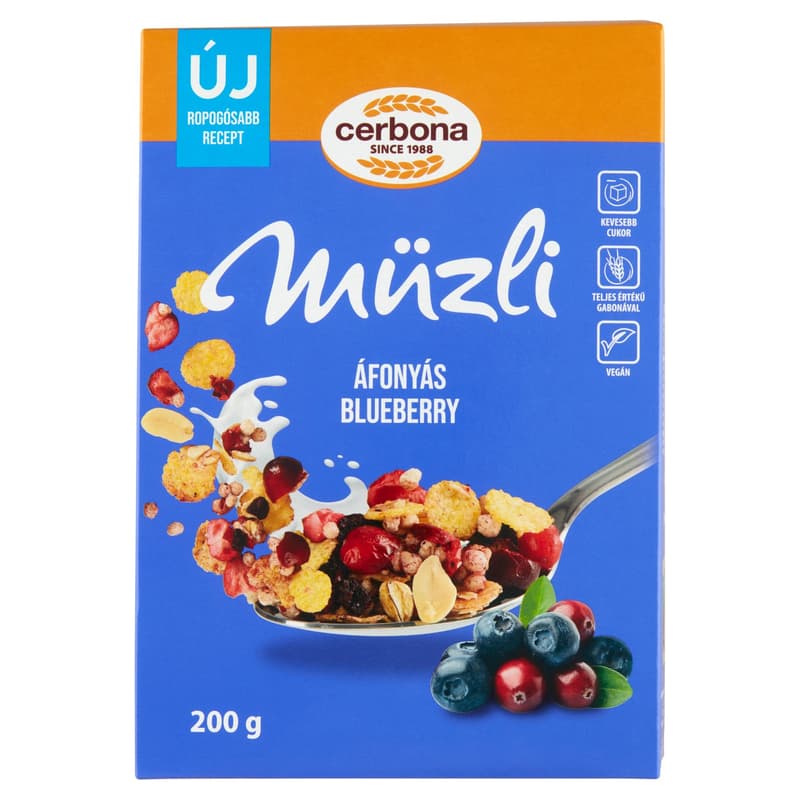Cerbona Muesli with blueberry