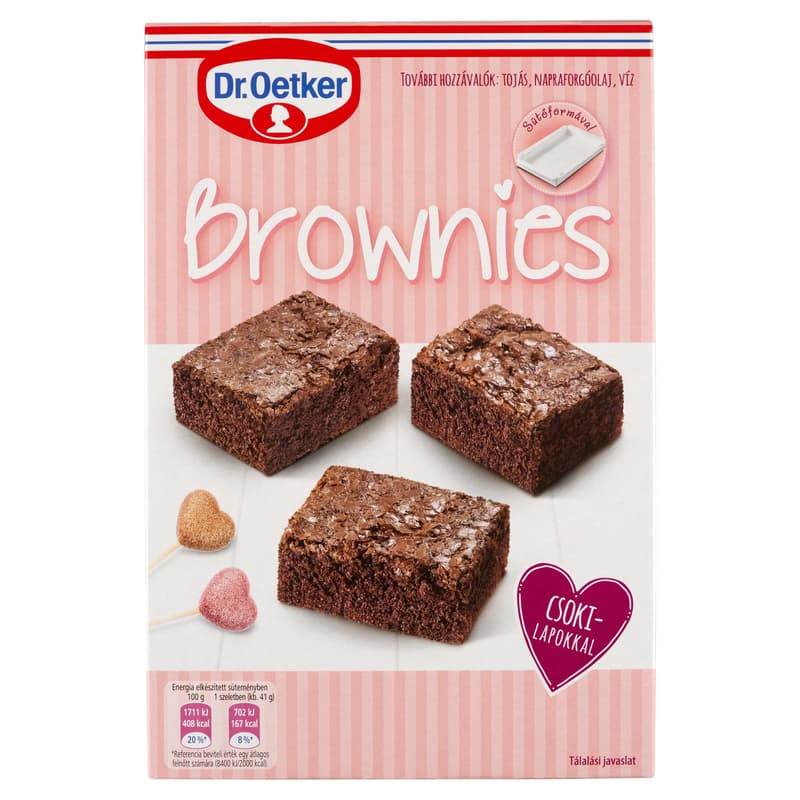 Dr. Oetker Brownies süteménypor 436g
