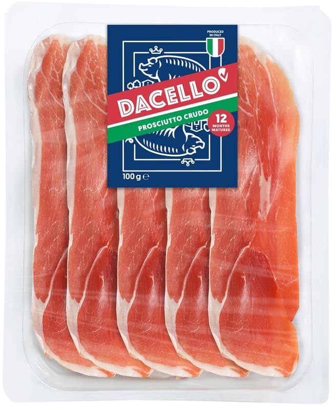 Dacello Prosciutto Crudo - nyers szeletelt érlelt sonka
