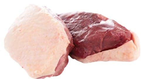 frozen, fattened duck breast fillet