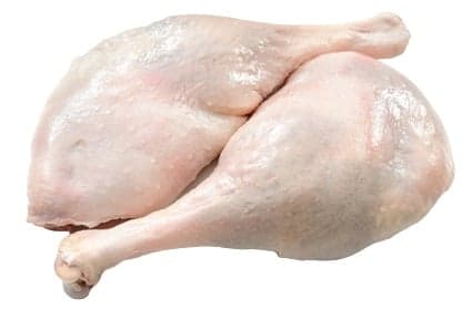 whole frozen fattened goose leg