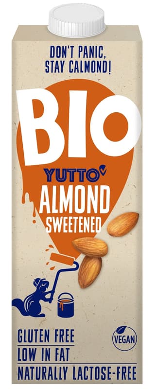 Yutto Organic Almond Milk Sweetened
