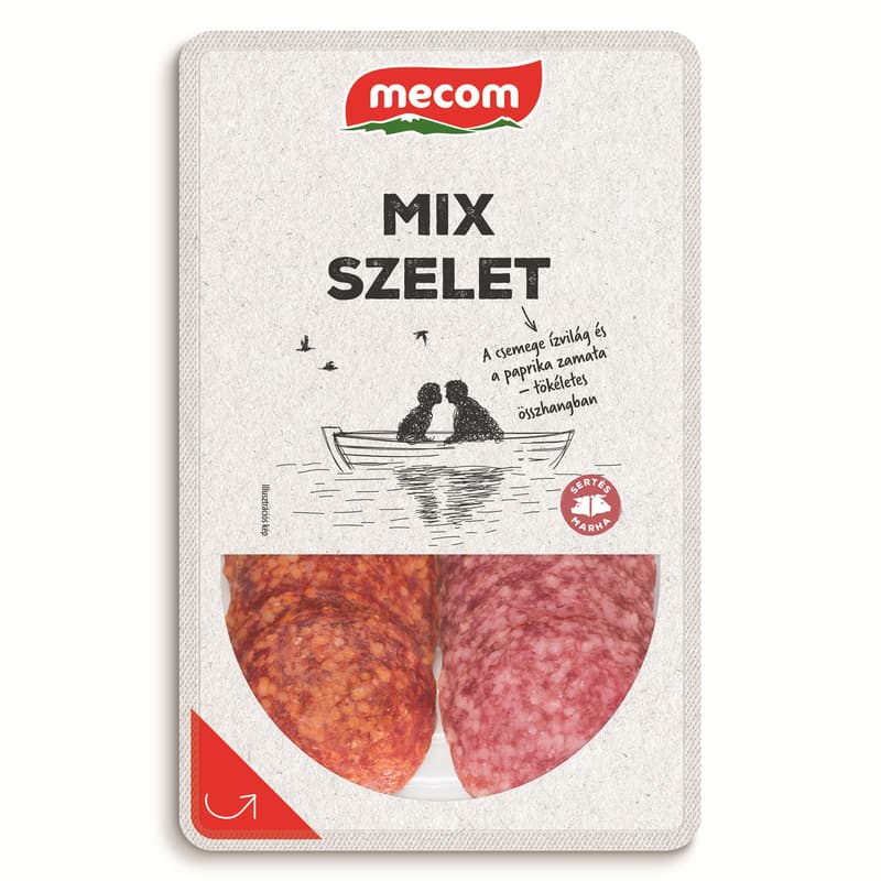 Mecom mix szelet - csemege, csípős