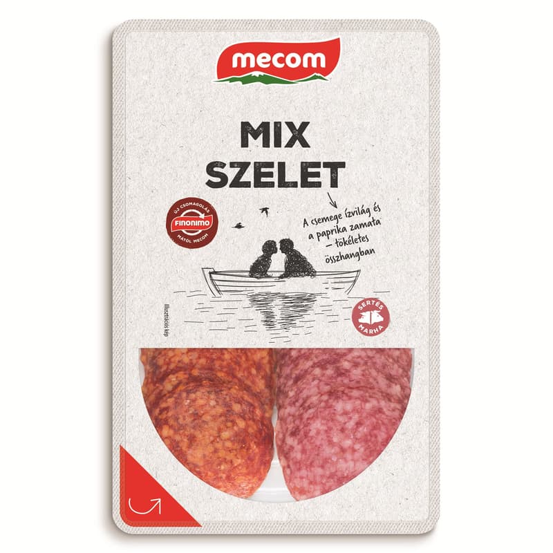 Mecom mix szelet - csemege, csípős