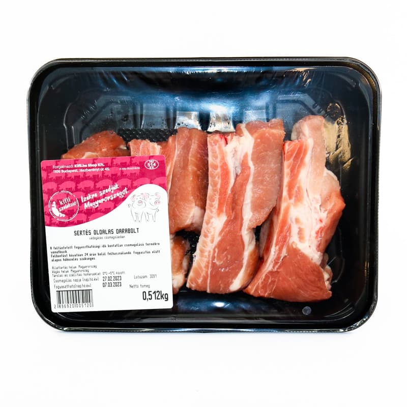 Kifli Szelekció Sertés oldalas, darabolt