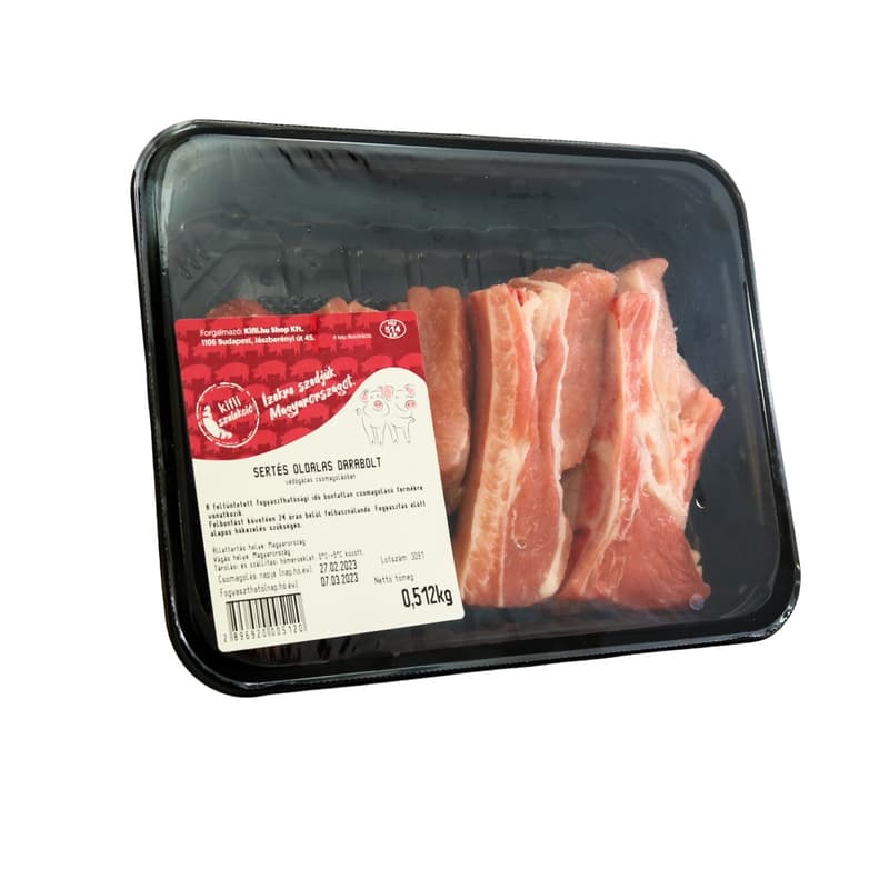 Kifli Szelekció Sertés oldalas, darabolt