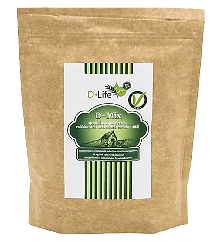 D-Life szénhidrátcsökkentett, lassú felszívódású sütőkeverék