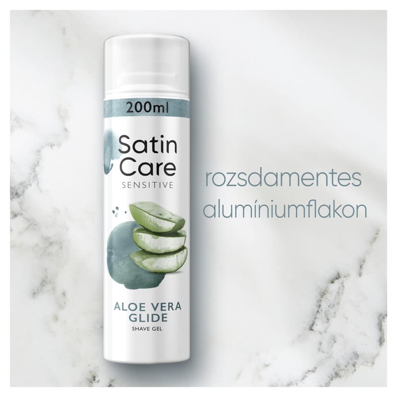 Gillette Satin Care Sensitive Aloe Vera Glide Borotvazselé