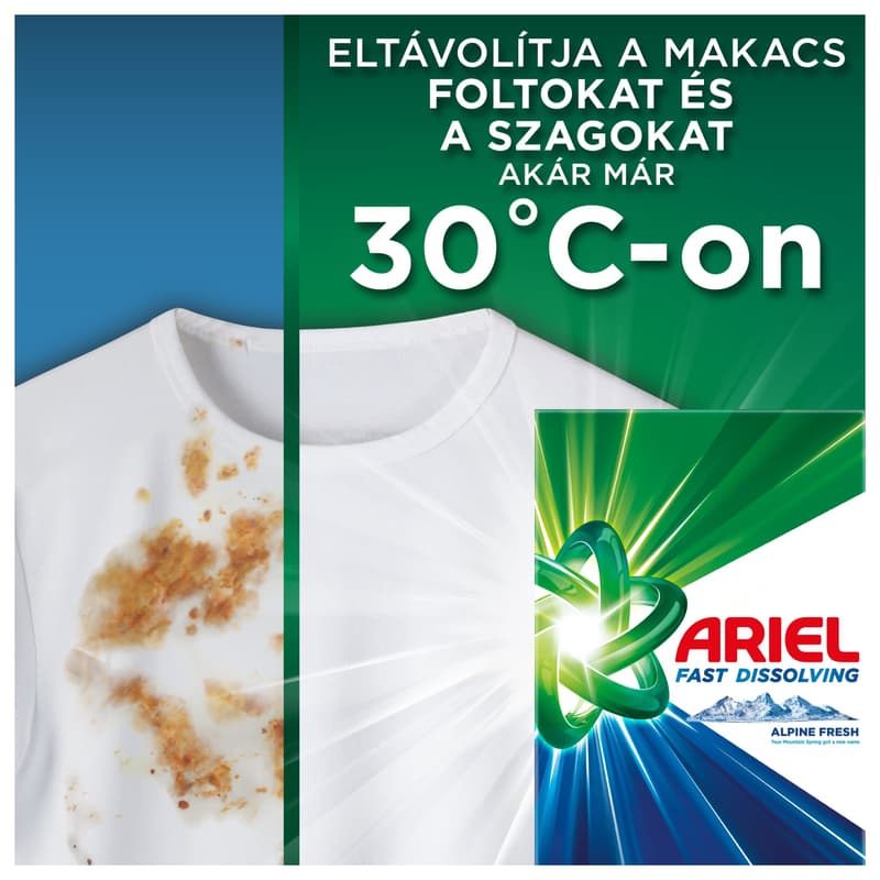 Ariel Washing Powder 1.1 KG kg Washes, Mountain Spring