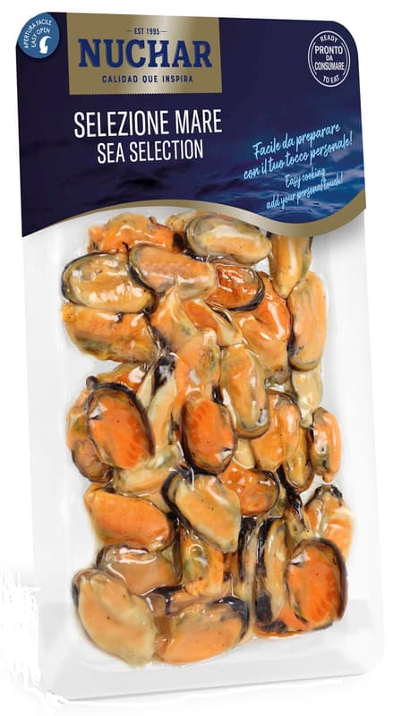 Nuchar főtt kagyló - Galíciai Rías kagyló