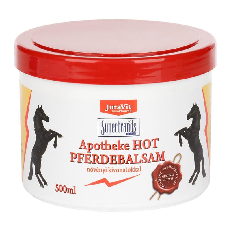 JutaVit Apotheke lóbalzsam Hot 500ml