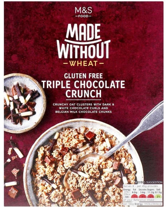 Marks & Spencer Triple Chocolate Crunch, Gluten Free