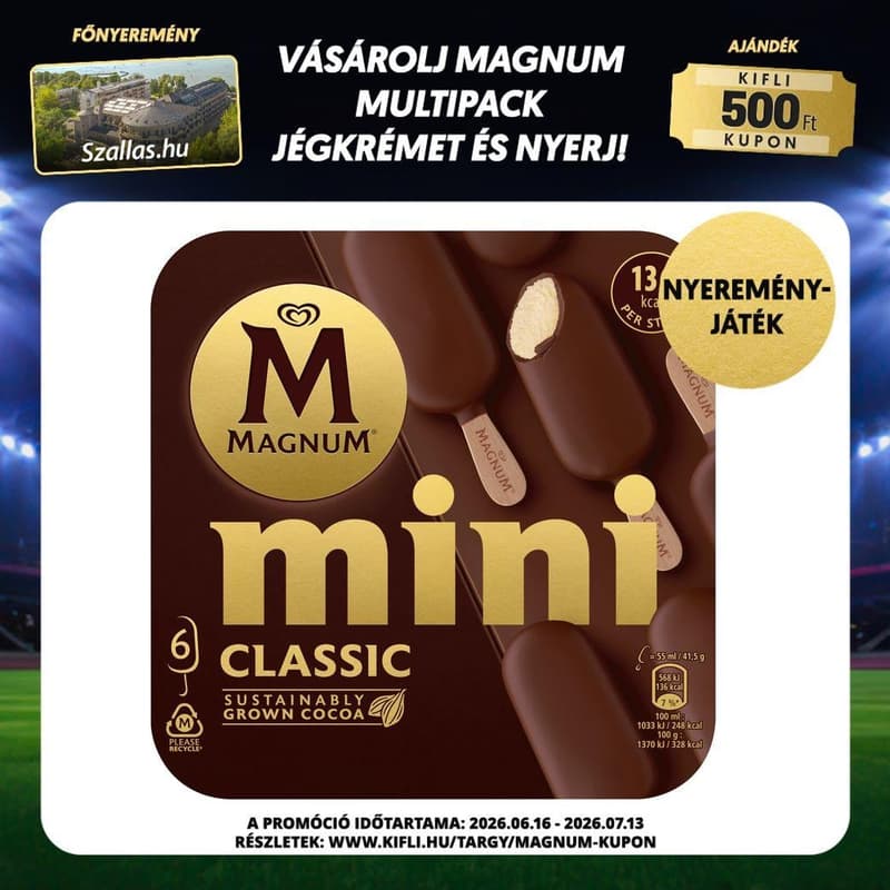 Magnum Mini Multipack Classic ice cream