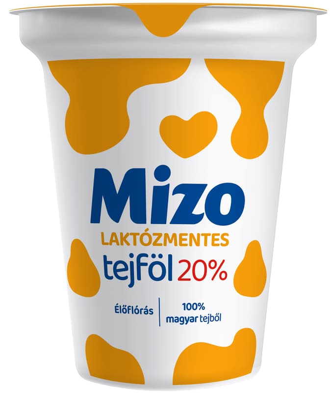 Mizo Laktózmentes tejföl 20%
