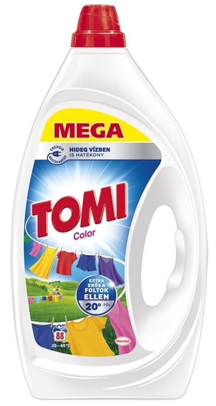 Tomi Max Power Color mosógél 4 l