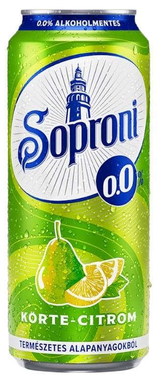 Soproni Radler 0,0% Körte-Citrom doboz