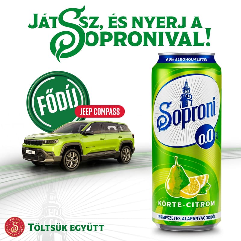 Soproni Radler 0,0% Körte-Citrom doboz